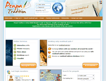 Tablet Screenshot of en.penpal-tradition.net